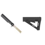 AR-15 MOE black stock with buffer assembly