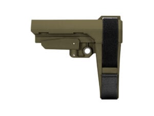 SB Tactical SBA3 pistol brace ODG olive drab green left side view SBA3X-01-SB