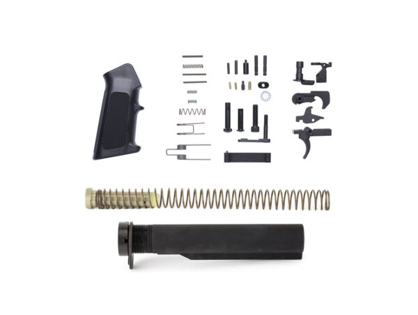 SB Tactical stock kit black buffer tube assembly lower parts kit