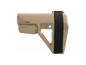 SB Tactical SBA5 pistol brace FDE left side view SBA5-03-SB