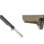 Magpul MOE SL-S FDE stock combo kit with carbine buffer tube assembly