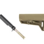 Magpul MOE SL-K stock flat dark earth with mil-spec carbine buffer tube assembly combo kit