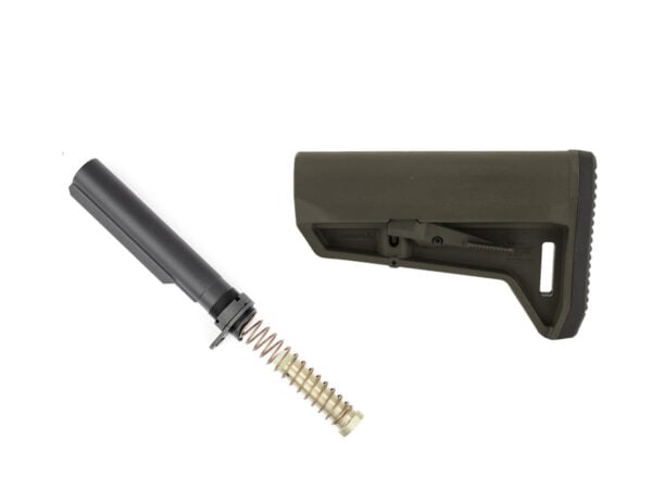 Magpul MOE SL-K carbine stock OD green with mil-spec carbine buffer tube assembly combo kit