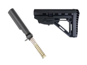 XTS-105 skeletonized AR-15 stock with mil-spec buffer tube assembly
