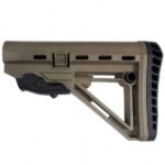 XTS-105T skeletonized collapsible AR-15 stock left side FDE