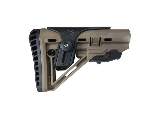 XTS-106T skeletonized collapsible AR-15 stock right side FDE