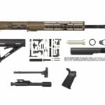 16 inch 7.62x39 Burnt Bronze 12 inch Riveted Keymod Rifle Kit
