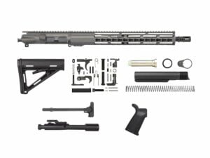 16 inch 7.62x39 Tungsten Grey 15 inch Riveted Keymod Rifle Kit