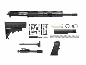 16 inch 7.62x39 Black 12 inch Window M-LOK Rifle Kit Minus Lower