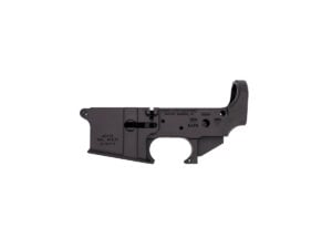 Andro Corp Industries ACI-15 stripped AR-15 lower receiver, 7075 forged, black - left side