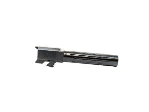 Faxon Firearms Match Series drop-in barrel, Glock 19, 9mm, fluted black nitride