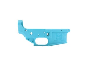 FMK Firearms AR-1 eXtreme stripped AR-15 lower receiver, Blue Jay polymer
