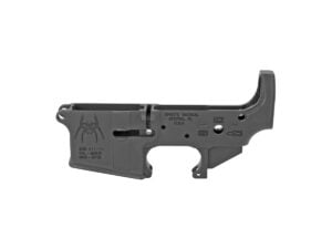 Spike's Tactical Spider stripped AR-15 lower receiver, forged 7075-T6, black