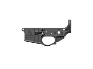 Spike's Tactical Gadsden stripped AR-15 lower receiver, forged 7075-T6, black