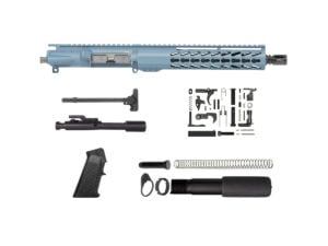 10.5" AR-15 7.62x39 Titanium Blue Pistol Kit with 10" House Keymod handguard