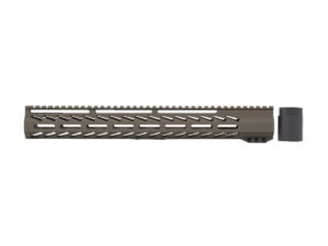 AR-10 (.308) 15" Custom Slim Light Weight M-LOK Handguard - Olive Drab Green