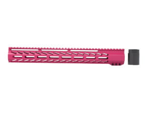 AR-10 (.308) 15" Custom Slim Light Weight M-LOK Handguard - Pink