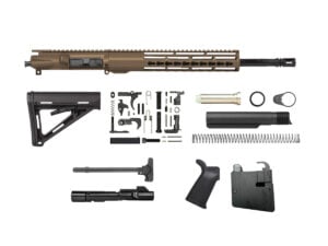 Burnt Bronze 16" 9mm AR-9 Rifle Kit with 12" Riveted Keymod