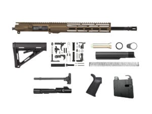 Burnt Bronze 16" 9mm AR-9 Rifle Kit with 12" Window-Cut M-LOK