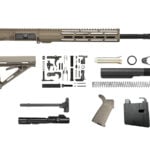 Flat Dark Earth 16" 9mm AR-9 Rifle Kit with 12" Window-Cut M-LOK