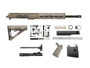 Flat Dark Earth 16" 9mm AR-9 Rifle Kit with 12" Window-Cut M-LOK