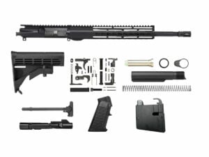 Black 16" 9mm AR-9 Rifle Kit with 12" Riveted Keymod