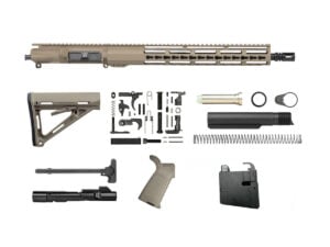 Flat Dark Earth 16" 9mm AR-9 Rifle Kit with 15" Riveted Keymod