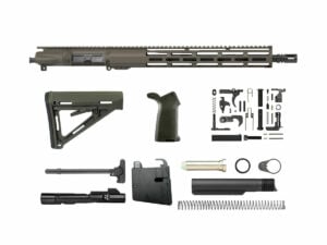 Olive Drab OD Green 16" 9mm AR-9 Rifle Kit with 15" Window-Cut M-LOK