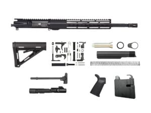 Black 16" 9mm AR-9 Rifle Kit with 12" Riveted Keymod, Magpul MOE Furniture