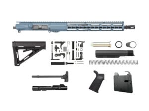 Titanium Blue 16" 9mm AR-9 Rifle Kit with 15" Slim Riveted Keymod