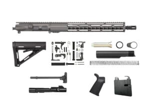 Tungsten Grey 16" 9mm AR-9 Rifle Kit with 15" Riveted Keymod