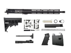 Black 16" 9mm AR-9 Rifle Kit with 15" Riveted Keymod