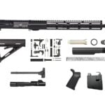 Black 16" 9mm AR-9 Rifle Kit with 15" Riveted Keymod, Magpul MOE Furniture