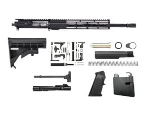 Black 16" 9mm AR-9 Rifle Kit with 12" Window-Cut M-LOK, Magpul MOE Furniture