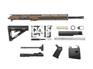 Burnt Bronze 16" 9mm AR-9 Rifle Kit with 12" House Keymod
