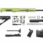 Zombie Green 16" 9mm AR-9 Rifle Kit with 12" Slim Riveted Keymod