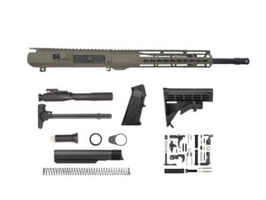16" Flat Dark Earth .308 AR-10 Rifle Kit 12" Riveted Keymod