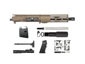 8.3" AR-15 9mm Flat Dark Earth Pistol Kit 7" Window M-LOK