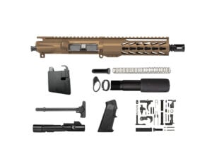 8.3" AR-15 9mm Burnt Bronze Pistol Kit 7" Keymod