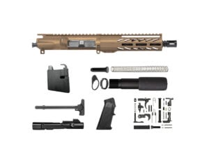 8.3" AR-15 9mm Burnt Bronze Pistol Kit 7" M-LOK