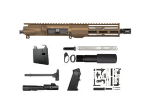 8.3" AR-15 9mm Burnt Bronze Pistol Kit 7" Window M-LOK