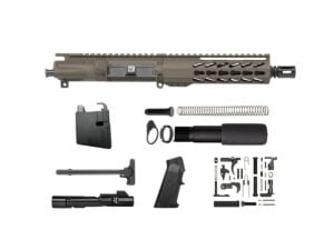 8.3" AR-15 9mm Olive Drab Green Pistol Kit 7" Keymod