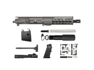 8.3" AR-15 9mm Tungsten Grey Pistol Kit 7" Keymod