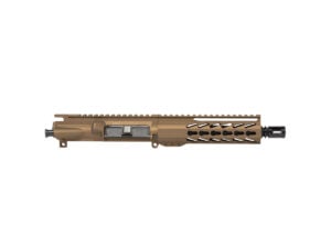 8.3" AR-9 9mm Burnt Bronze Complete Pistol Upper 7" Keymod — No BCG/CH