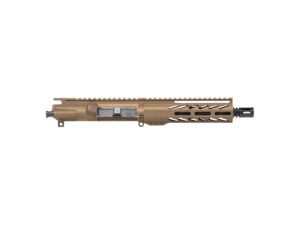 8.3" AR-9 9mm Burnt Bronze Complete Pistol Upper 7" M-LOK — No BCG/CH