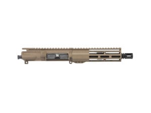 8.3" AR-9 9mm Flat Dark Earth Complete Pistol Upper 7" Window-Cut M-LOK — No BCG/CH