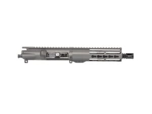 8.3" AR-9 9mm Tungsten Grey Complete Pistol Upper 7" Riveted Keymod — No BCG/CH
